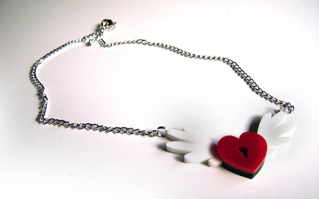 Locked Heart Pendant by Alecat