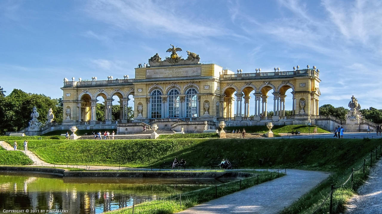 Gloriette-Castle Schoenbrunn 1 by pingallery