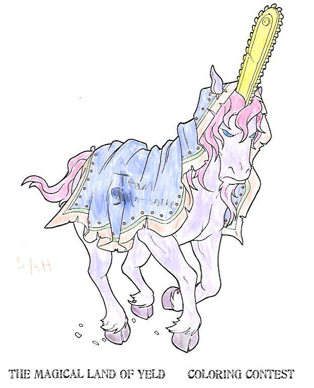 Yeld Coloring Contest entry by pumpkinpuplife