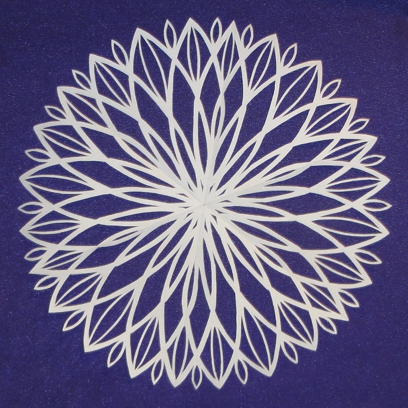 Abstract Flake 8 - Lotus by ChimeraDragonfang