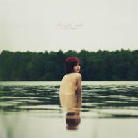 A drop of blood in the lake by AlexandraSophie