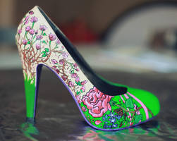 Vintage roses High Heels by AlexandraSophie