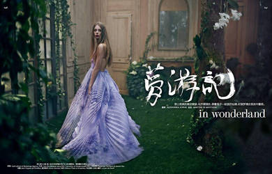 VOGUE CHINA - In wonderland by AlexandraSophie
