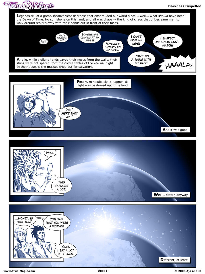 True Magic, the Comic - Page 1 by Vanilleon