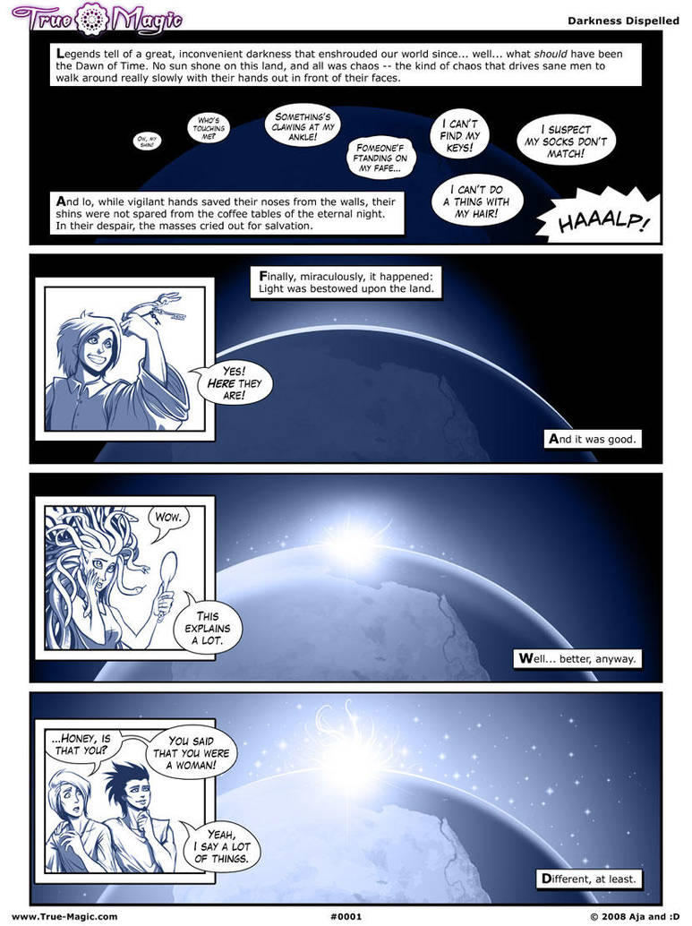 True Magic, the Comic - Page 1 by Vanilleon