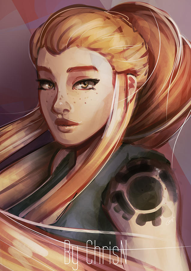 Overwatch's Brigitte by ChrisN-Art