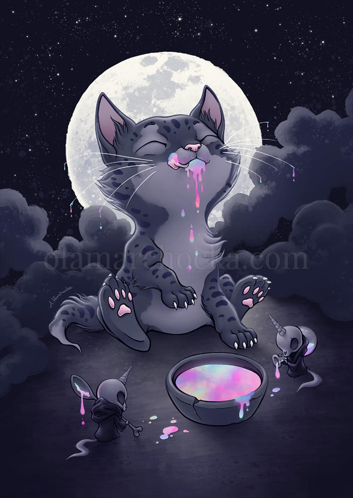 Rainbow Kitty by aleksandracupcake