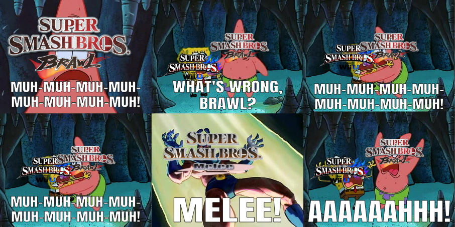 spongebob smash bros meme