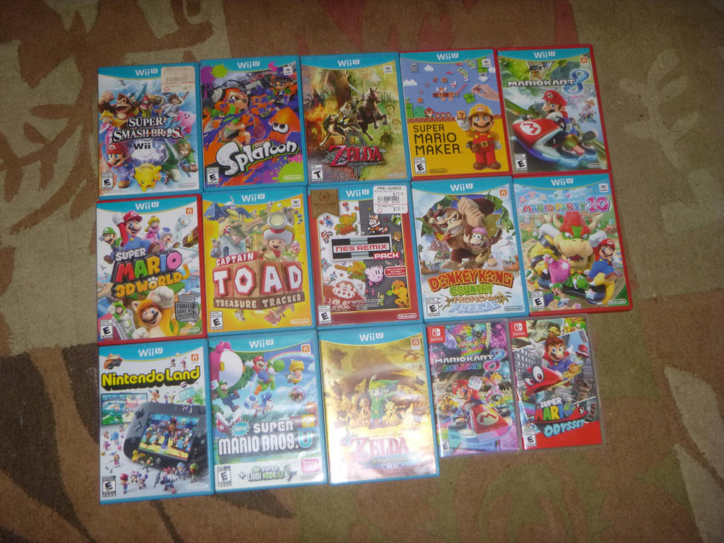 My Wii U/Switch Game Collection! by KingBilly97 on DeviantArt