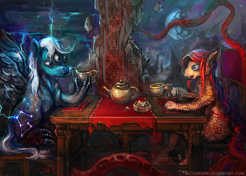 Outer Worlds Teaparty by bloodrizer