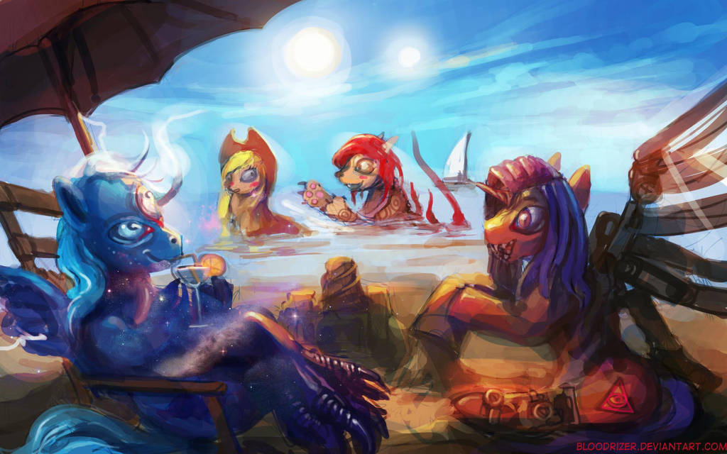 Outer Worlds Seaside by bloodrizer
