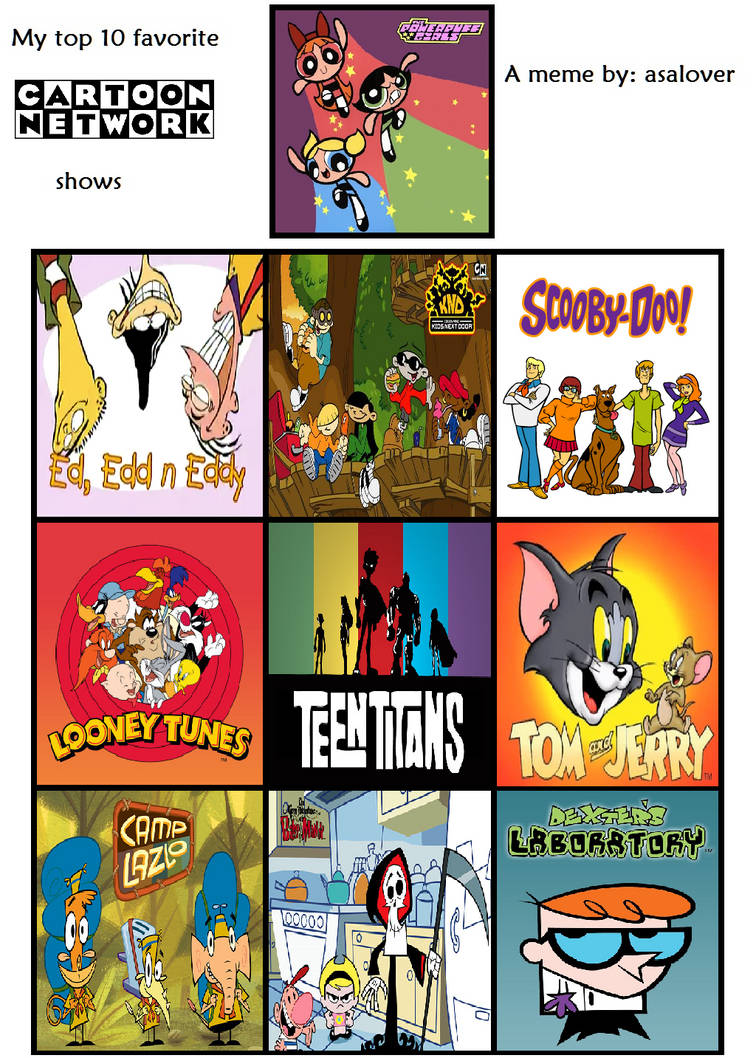 My Top 10 Favorite Cartoon Network Characters By K Dog0202 On ...