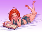 bookworm by Kisarra