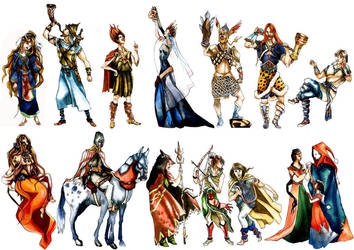 Norse Gods by floriflore