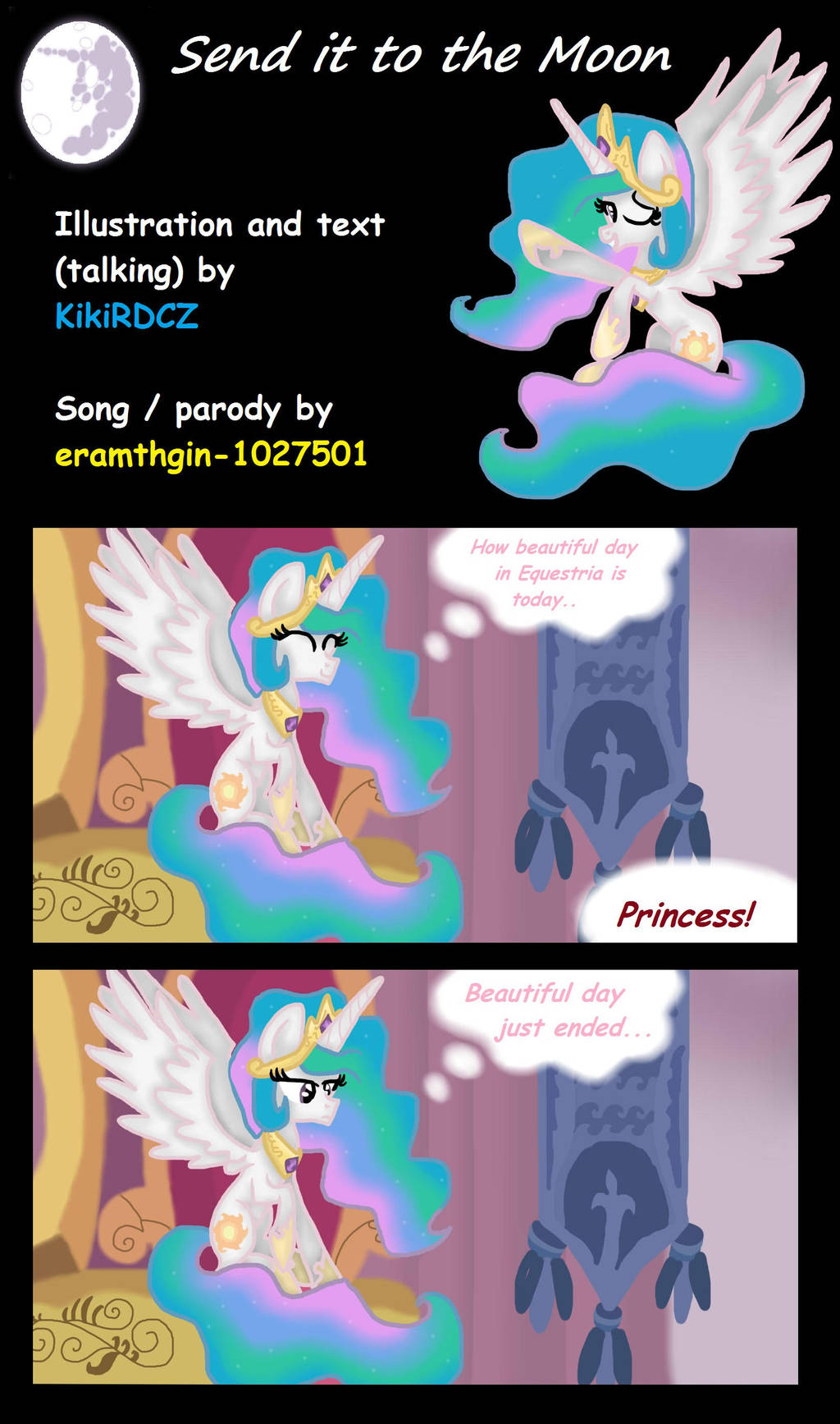 Comic: Send it to the Moon (preview) by KikiRDCZ