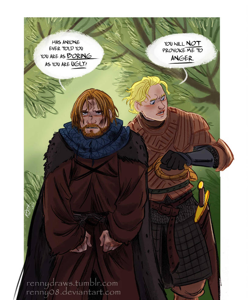 Game of Thrones' Jaime and Brienne by Renny08