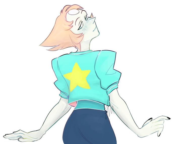 pearl's jacket is so wack but it makes her happy so it makes me happy :")