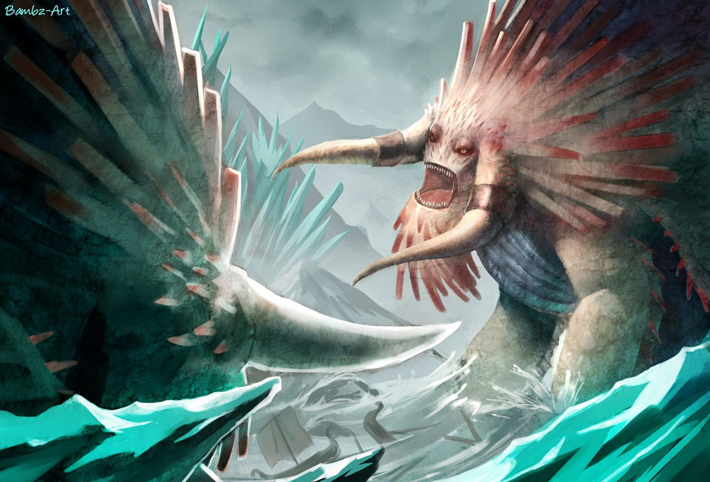 HTTYD2 Bewilderbeast Battle by BambzArt on DeviantArt