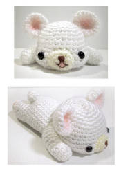 Lazy Monday Bear - amigurumi by selkie