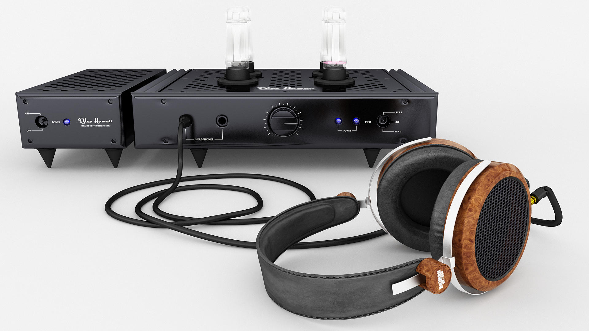 HiFiMan HE-400 (custom) with Blue Hawaii SE Amp! by bewsii