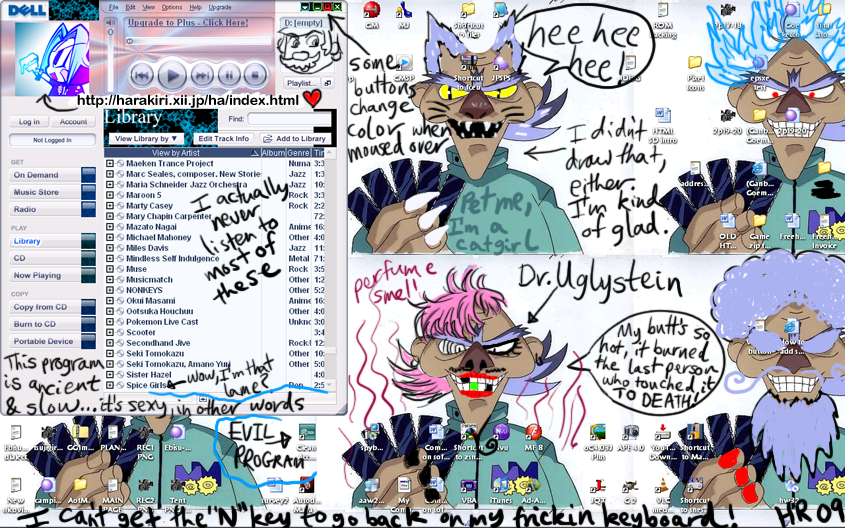 Crappy Desktop Screenshot by Seppukumaru