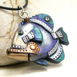 Steampunk Piranha by DesertRubble