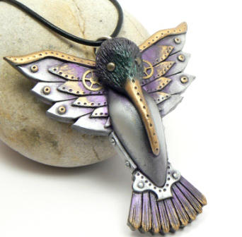 New Purple Hummingbird by DesertRubble