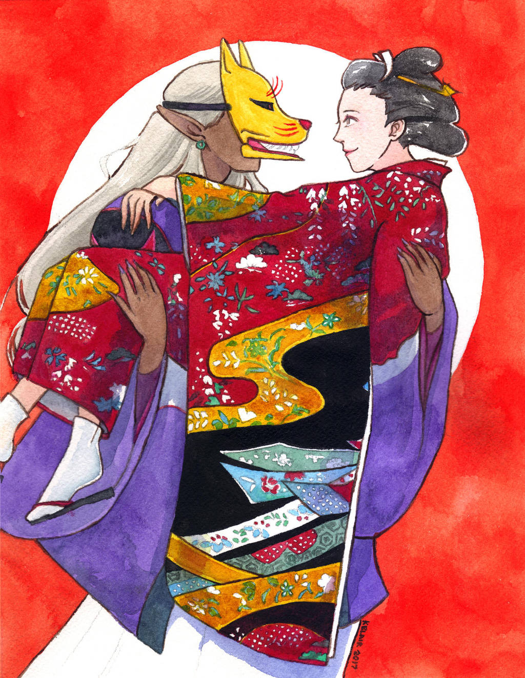Mononoke - Nopperabou Wedding Day by adreamofthestars