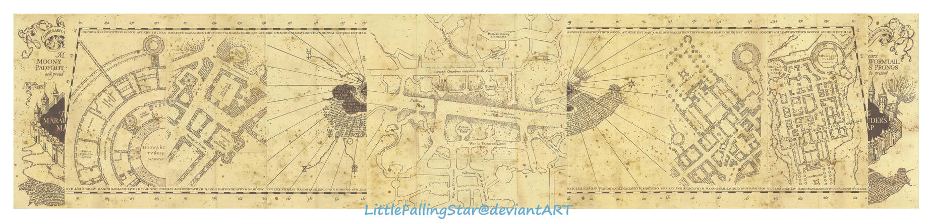 The Marauders Map by LittleFallingStar