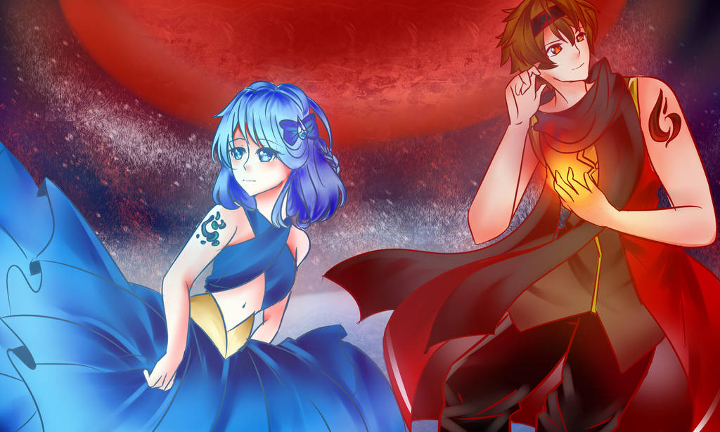 Fire boy and water girl my version by sitimaisarah12 on deviantart