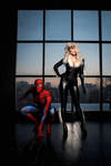 Spider-Man and Black Cat Cosplay Marvel Comics by AGflower