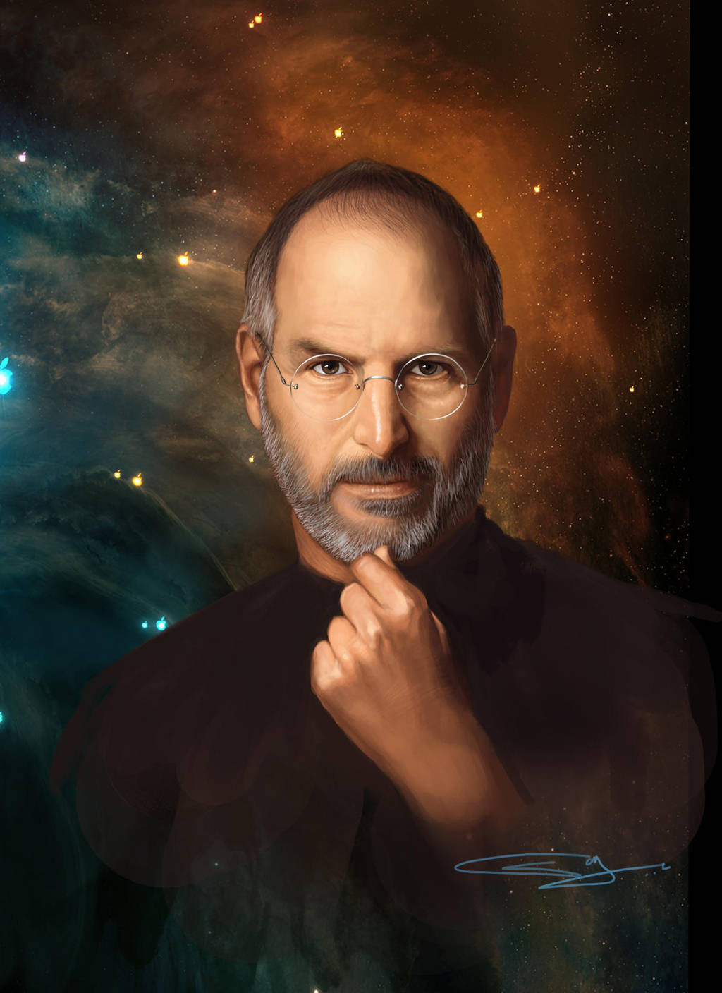 Steve Jobs by sanjun