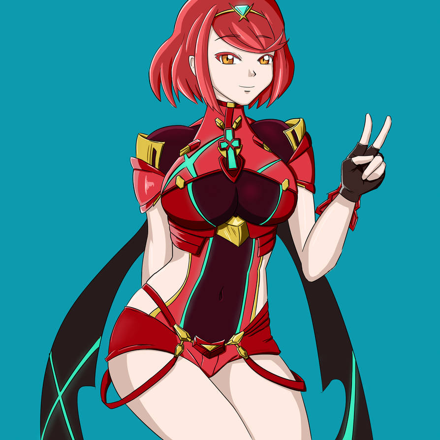 pyra xenoblade chronicles 2 by 8th gradef on deviantart