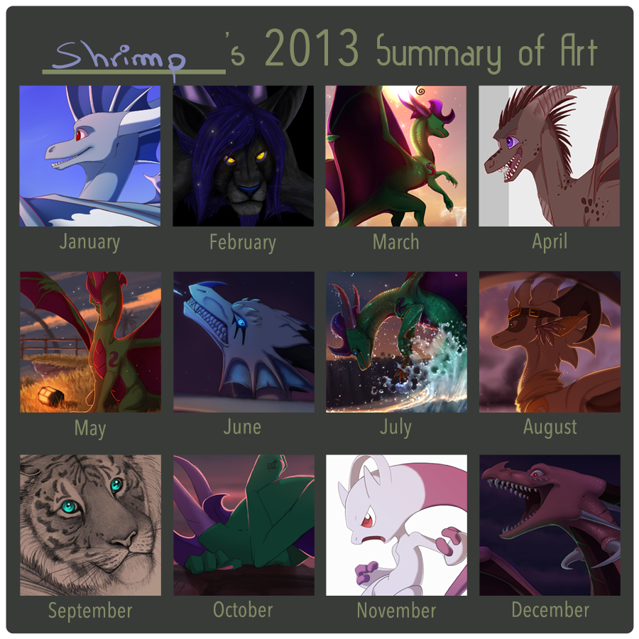 2018 Summary of Art by SeaSaltShrimp on DeviantArt