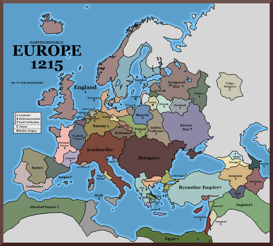 Hastingsworld - Europe 1215 by Neethis ...
