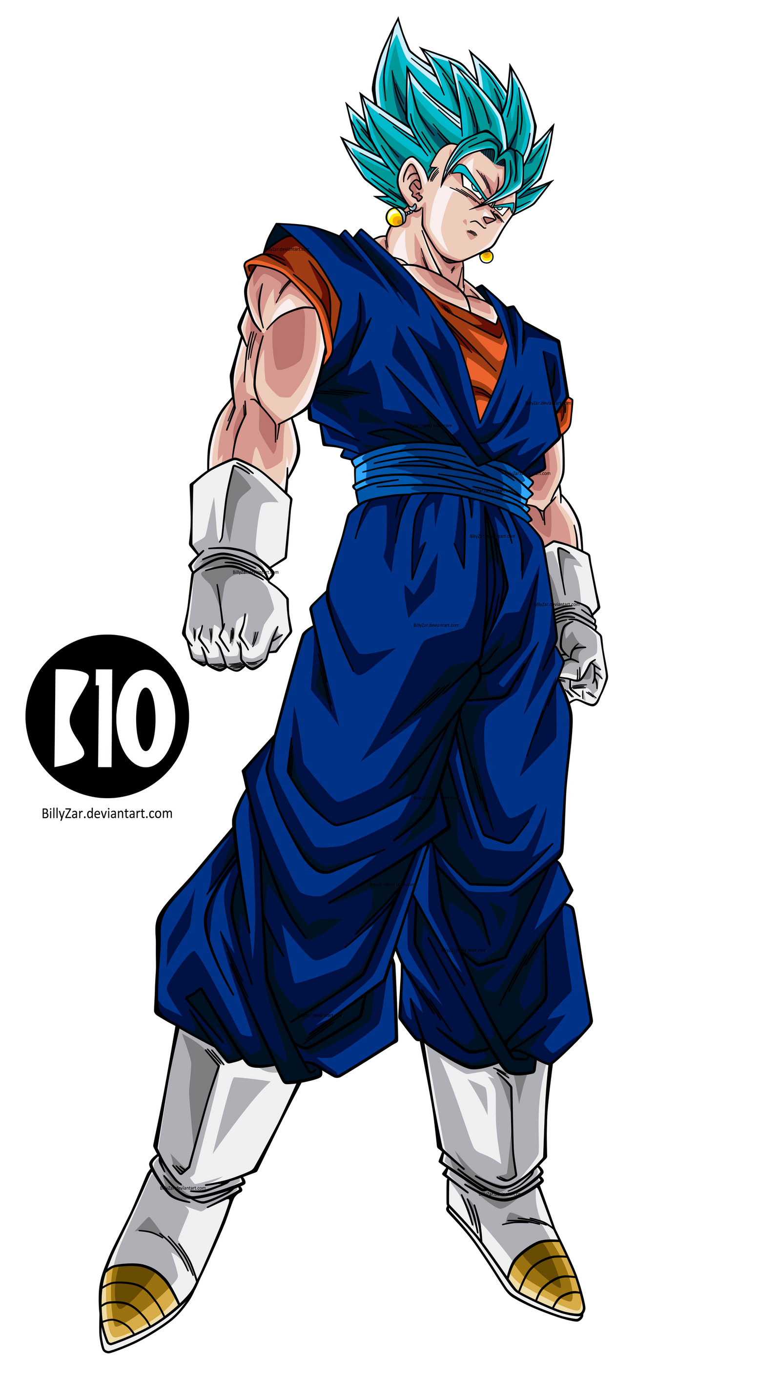 Vegetto SSJ Blue DBS Dokkan Battle Render by BillyZar on ...