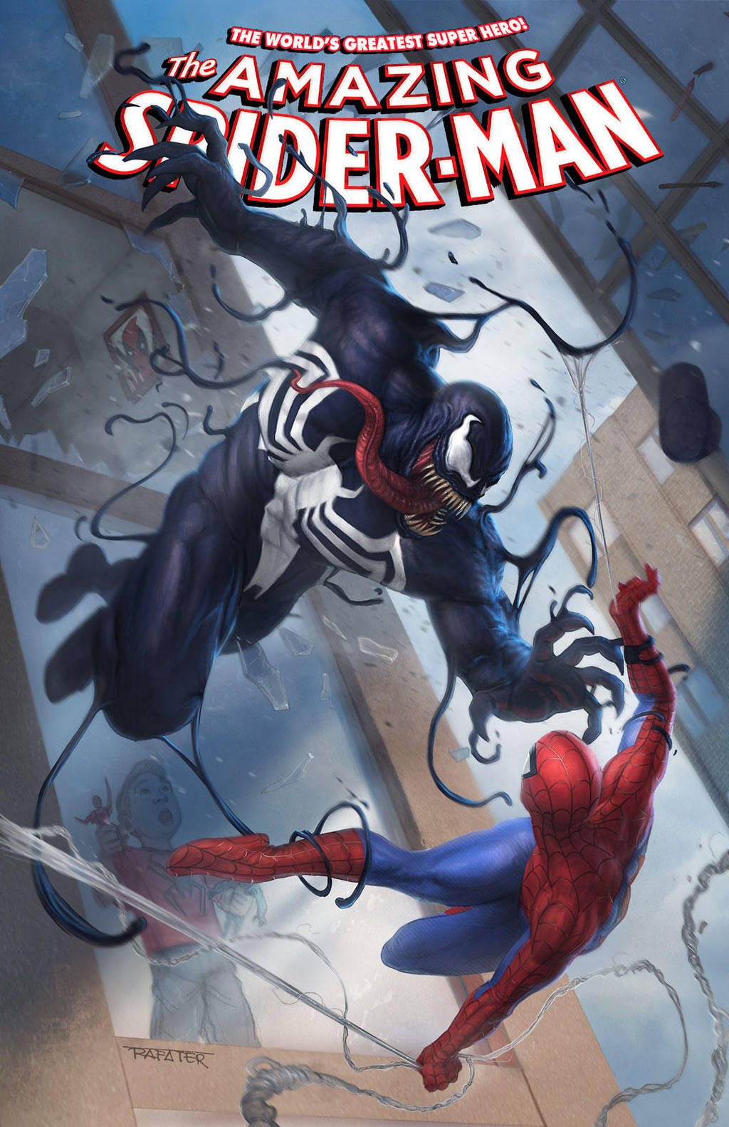 Venom vs. Spider-man cover by rafater