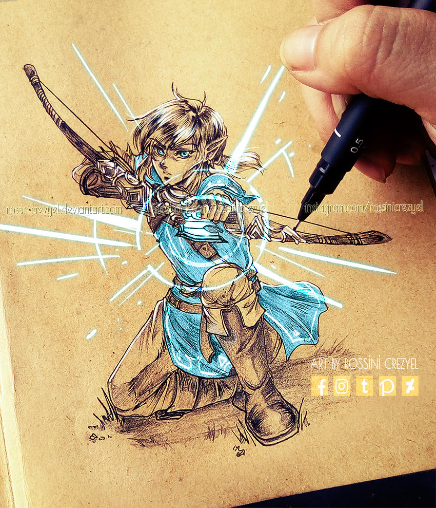 Linktober Day 1 - Weapon by RossiniCrezyel