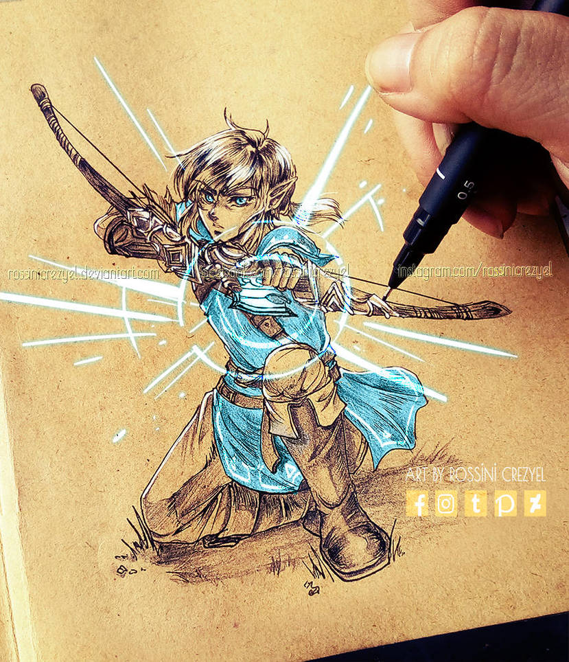 Linktober Day 1 - Weapon by RossiniCrezyel