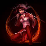 League Of Legends: Akali by scriptKittie