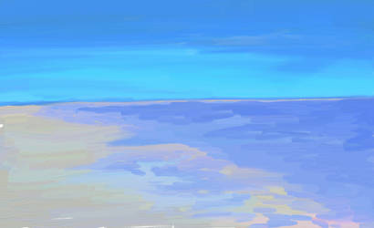 Beach at dusk from a corner by skimlines