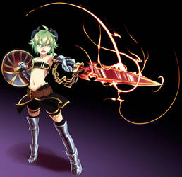 Prinn Flare Sword by skimlines