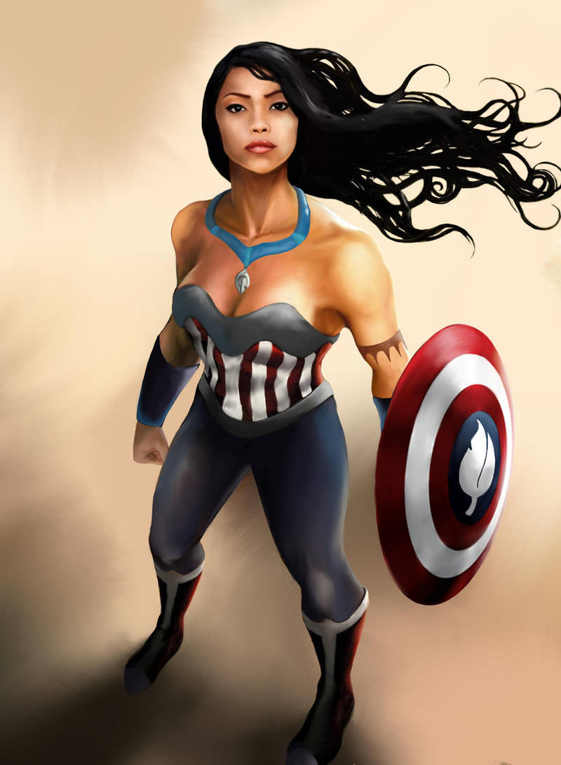 Princess Avengers: CAPTAIN AMERICA by Christopher-Stoll