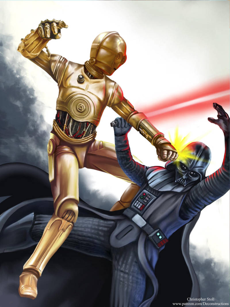Unexpected Heroes- C-3PO by Christopher-Stoll