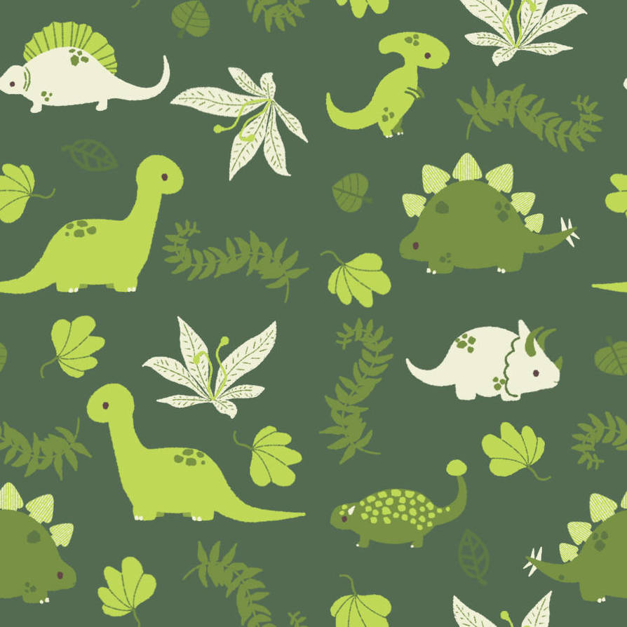 Dino Dino Pattern by pronouncedyou
