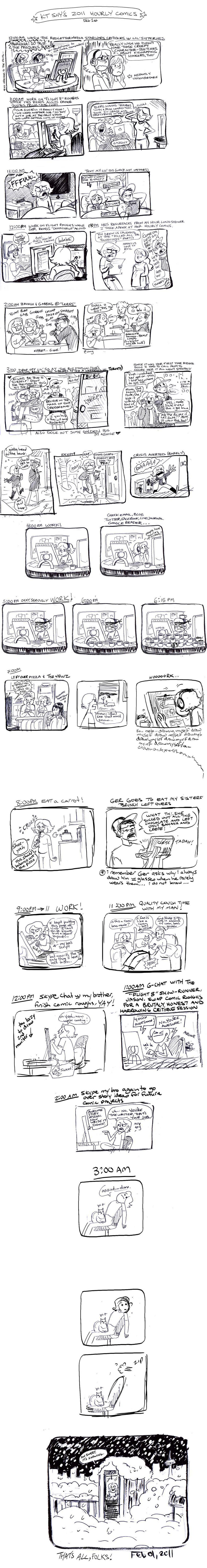 Hourly Comics 2011 by ktshy