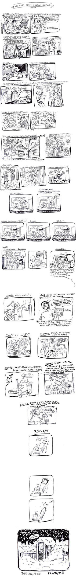 Hourly Comics 2011 by ktshy