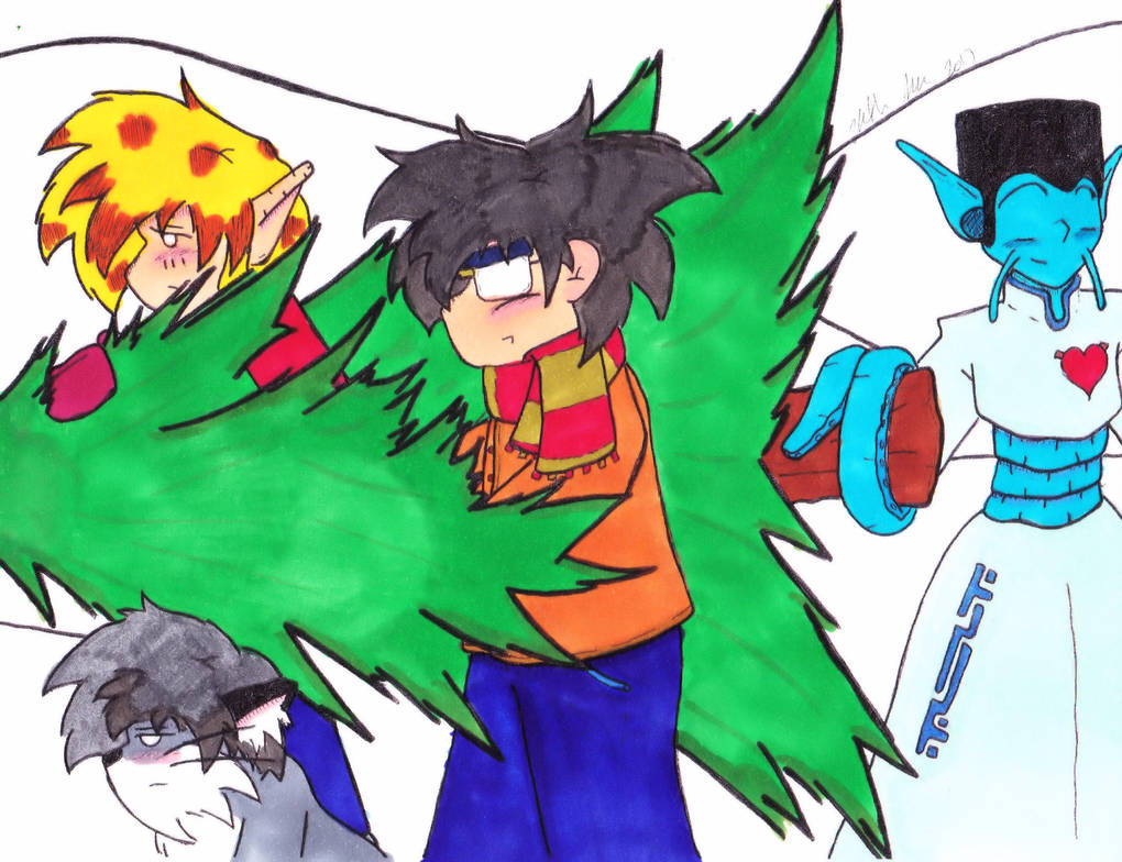Christmas 2017 Panel 2 colored by Catboy-Trades