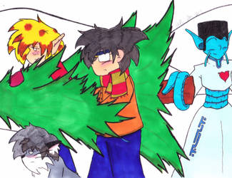 Christmas 2017 Panel 2 colored by Catboy-Trades