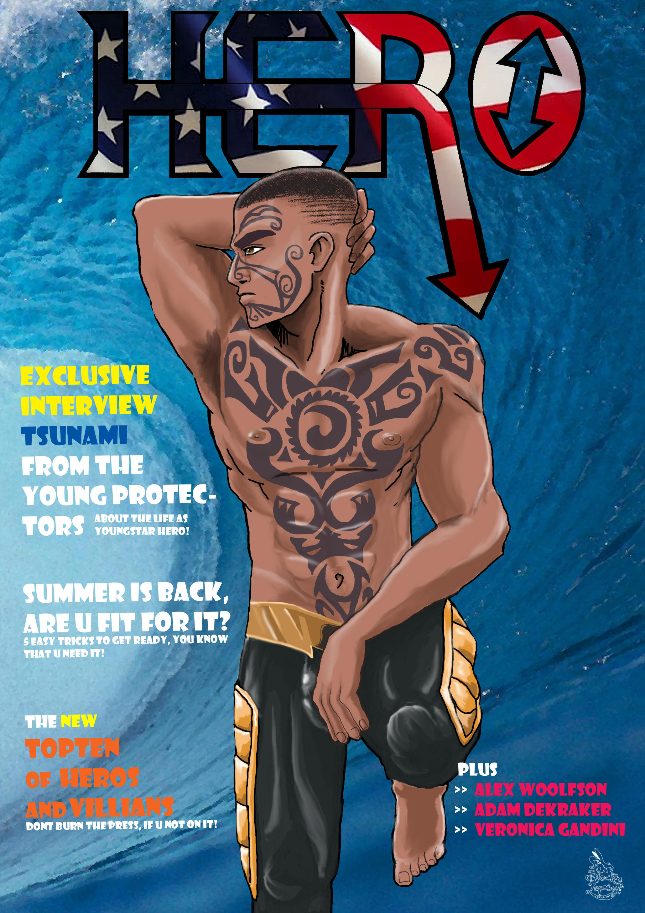 HERO the tsunami cover by Black-Lepus